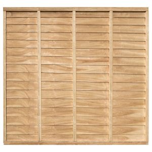 Treated Overlap Fence Panel - 1.83 x 1.8m